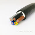 ПВХ изолированный гибкий кабель электрического проволоки на открытом воздухе